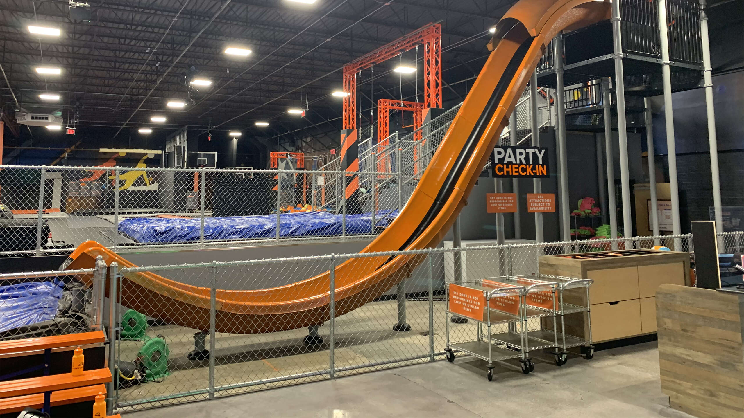 Wipe Out  Sky Zone Trampoline Park