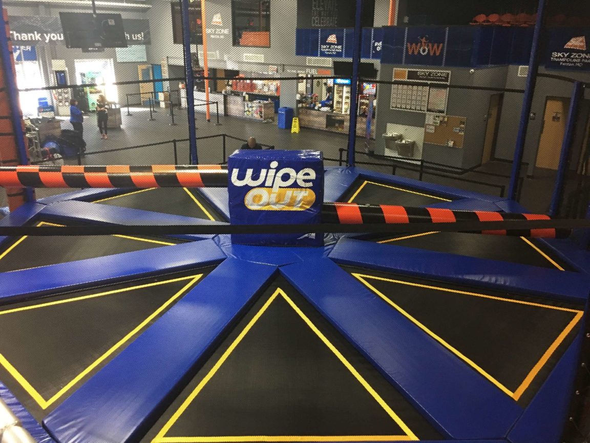 Wipe Out  Sky Zone Trampoline Park