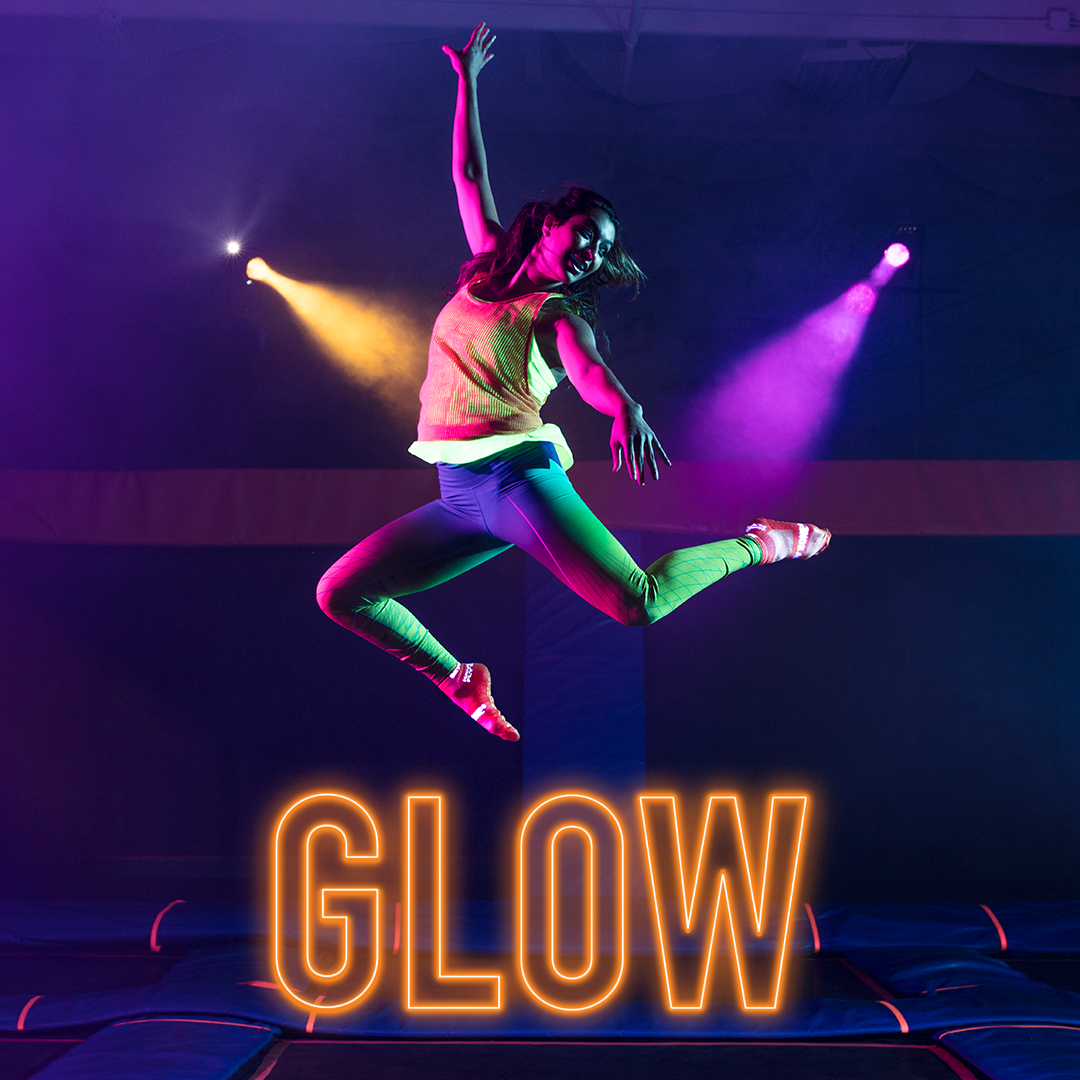 Sky zone glow jump cheap