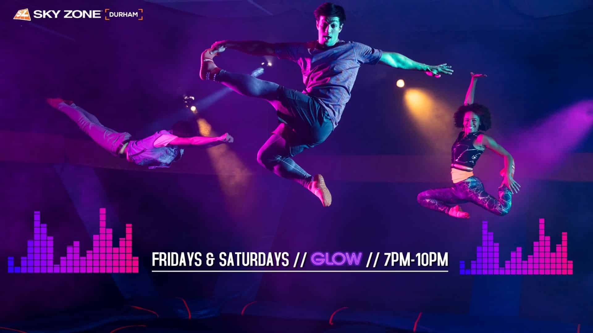 GLOW Sky Zone Trampoline Park
