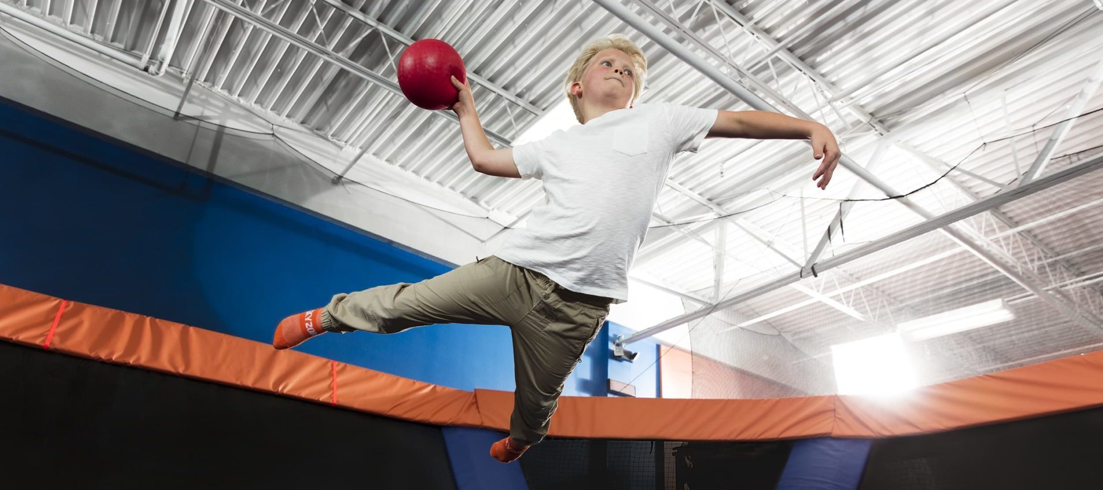 NB! Using attractions in Super Skypark family entertainment centre is  allowed only while wearing special non-slip sole trampoline grip-socks or  soft non-slip sole gymnastics slippers!