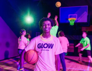 Glow, family fun activity at Sky Zone