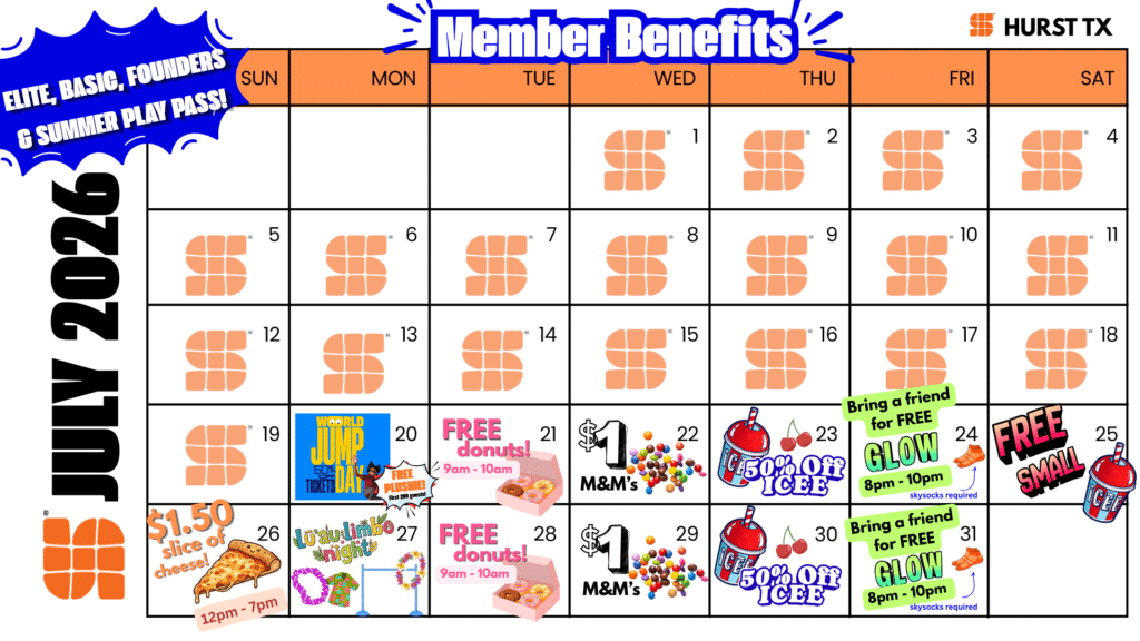 Member Benefits Calendar Hurst