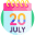 world jump day calendar icon